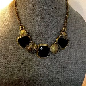 Statement Necklaces Retro Rhinestone Geometric Big Gem Necklaces